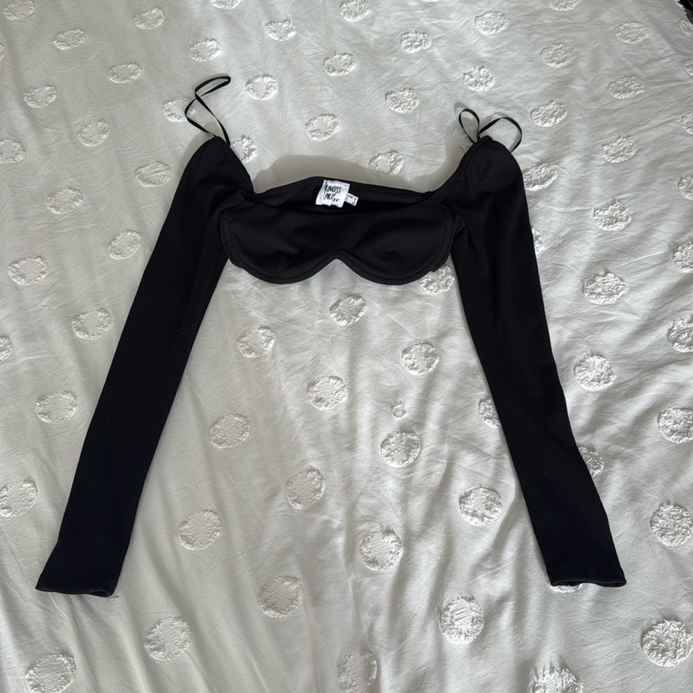 Underwire cropped top